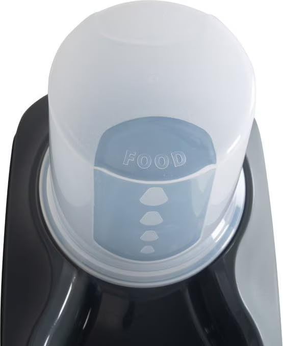 Fonteme|Pounce + Fetch Cat & Dog Automatic Feeder & Water Dispenser, White, 1.5-liters
