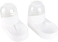 Dog Supplies, and Water Dispenser Set,Auto Food Feeder and Waterer Set Pet Food Dispenser Waterer for Small Medium Dog Puppy Kitten Automatic Dog Cat Feeder (White)