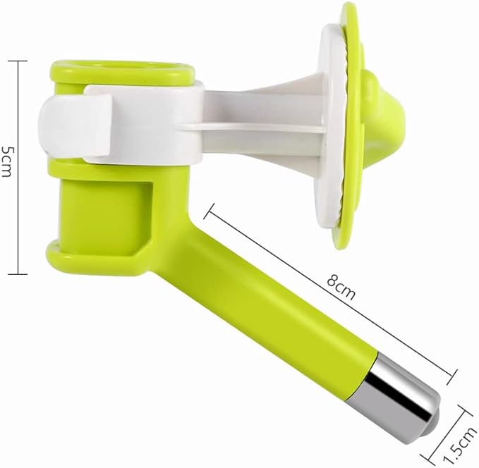 Pet Water Dispenser, Automatic Dogs Cats Feeder No Drip Fountain Bottle Head Anti Leaking Hanging Drinking Nozzle (Green)