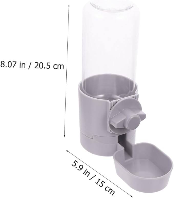 Pet Hanging Water Dispenser Automatic Puppy Water Feeder Cage Waterer Practical Slip Design for Continuous Hydration Suitable for Dogs and Cats
