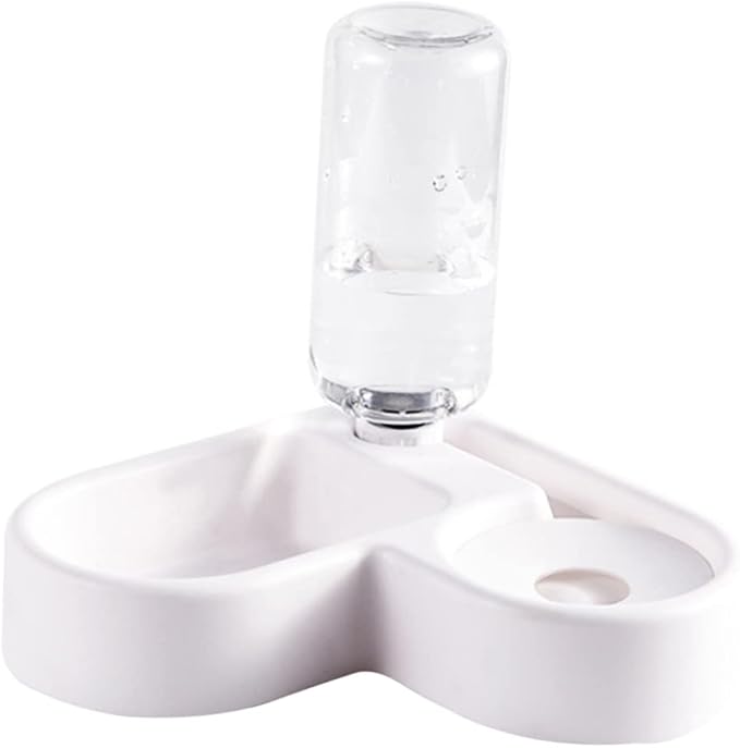 BESPORTBLE Automatic Pet Food and Water Feeder Unique Drinking Bowl for Cats and Dogs Smooth Surface Design Convenient Feeding Tool for Home