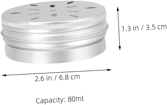 YARNOW 8pcs Dog Scent Training Kit Aluminum Nose Work Containers for Scent Detection Tins Screw Lid for Working Dogs and Smell Training