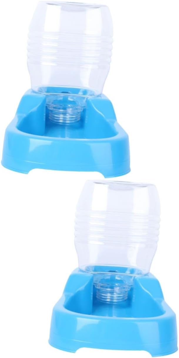FRCOLOR 2pcs Pet Water Feeder Bowl Creative Dog Drinking Tool Automatic Water Dispenser for Puppies and Dogs Safe and Convenient Design for Home and Pet Shops