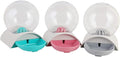 Happyyami Automatic Pet Water Dispenser Pink Cat and Dog Drinking Bowl with Unique Design High-Density Material Smooth Surface for Home Decor