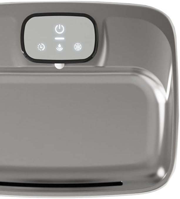 Pet Automatic Dog Water Dispenser Gravity Stainless Steel Water Waterer Feeder, Large Capacity Water Feeding Bowls for Medium & Large-Sized Dogs Cats