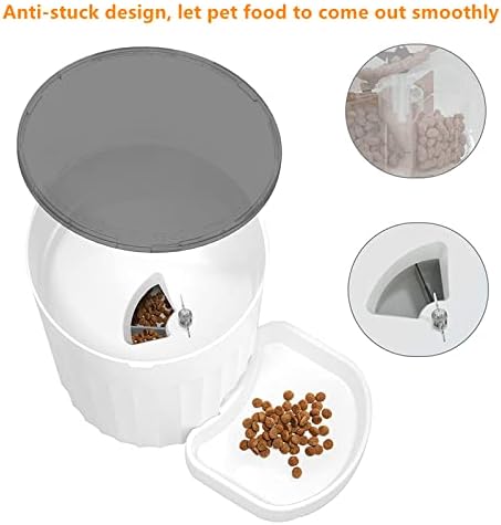 3L Automatic Pet Timing Quantitative Smart Dog and Cat Dual Power Adjustable Food Bowl