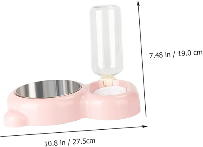 BESPORTBLE Pet Food and Water Bowl Cat Dog Feeder Water Feeder Elevated Pet Bowl Safe Eco-Friendly