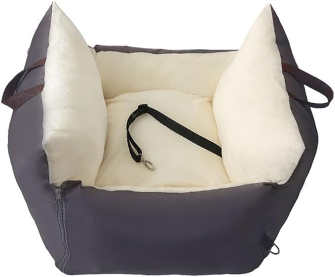 Dog Car Seat Small Dogs for Nissan Armada 1st 2nd Generation/Kicks 1st 2nd Generation,Washable Pet Booster Car Seats Clip-On Safty Leash Comfy Deluxe Puppy Car Travel Carrier Bed Durable