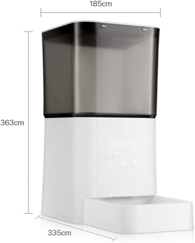 Automatic Cat Feeder,6.5L Dog and Cat Food Dispenser for Small & Medium Pets,Smartfeeder, Portion Control, Programmable Timer,Touch Screen Up to 1-5 Meals A Day