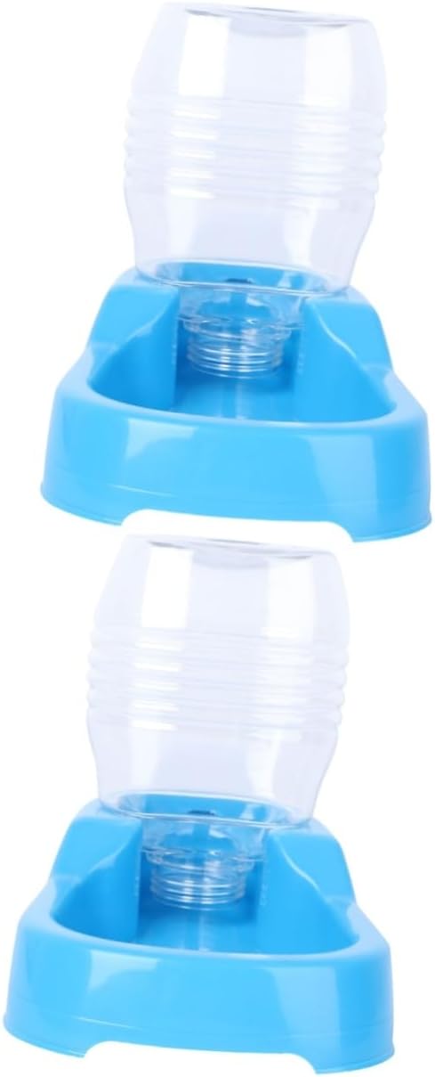 2pcs Pet Water Feeder Bowl Creative Automatic Dog and Puppy Water Dispenser for Home Use Unique Design Prevents Spills Smooth for Easy Cleaning
