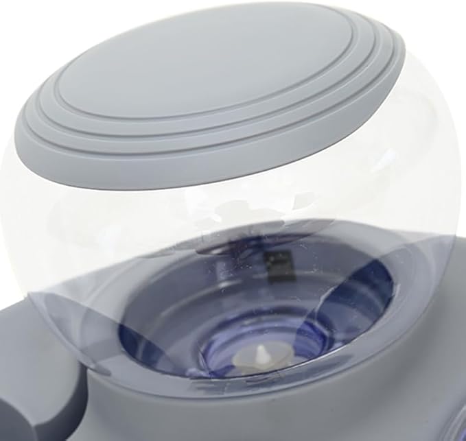 Pet Food and Water Bowl Set, Large Capacity Crescent Type Tilt Design Automatic Double Pet Bowls with Skid Resistance Bottom, Pet Feeder Automatic Gravity Water Dispenser for