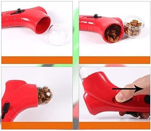 Coolrunner Pet Treat Launcher Training Dog Food Catapult auto Pets Food Thrower Puppy Snacks Feeder(Dog Food Catapult)