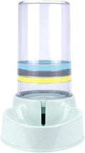 Automatic Feeders Large Capacity Cats Water Fountain Plastic Dog Water Bottle Feeding Bowls Water Dispenser (Color : Blue) (Green)