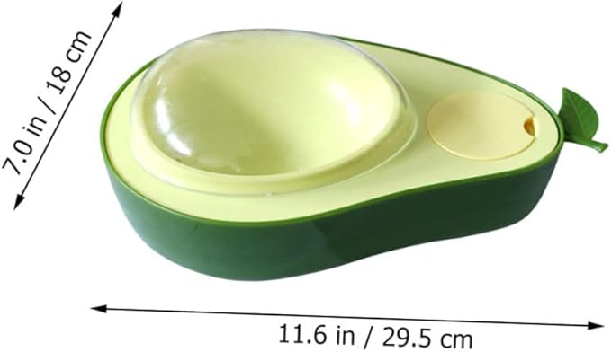 Generic 2pcs Cat Feeder and Water Dispenser Fruit-Shaped Automatic Feeding Station for Cats and Dogs Safe Material Dual Food and Water Bowls
