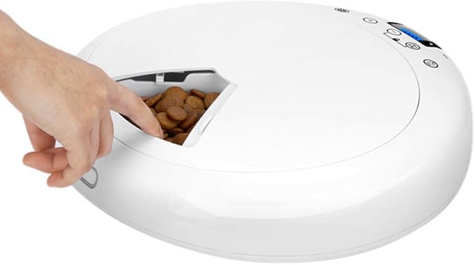 Intelligent Feeding Device Automatic Feeder, Cat Dog Food Regular Feeding Pet Feeding Machine Portable