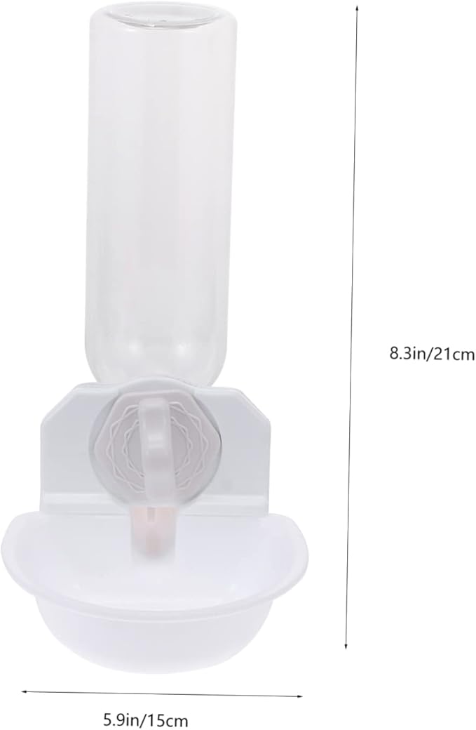 Sosoport Automatic Pet Water Dispenser Water Drinking Bowl for Dogs and Cats Convenient and Practical Pet Feeder Easy to Install Suitable for Cages and Outdoor Use