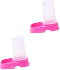 2pcs Cat Auto Feeder Automatic Dog Feeder Pet Automatic Safe Plastic Removable Bottle Ideal for Single or Multiple Pets