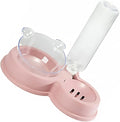 balacoo Automatic Pet Feeding Bowl Water Capacity Convenient Detachable Double Bowl for Cats and Dogs Non- Design for Feeding and Hydration