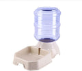 3.8L Big Capacity Automatic Dog Food Feeder Water Set Unplugged Fountain Dispenser Waterer Self Feeding Bowl For Small Large Pet Dog Cat Puppy Pet water dispenser (Size : Feeders) (Water dispensers)