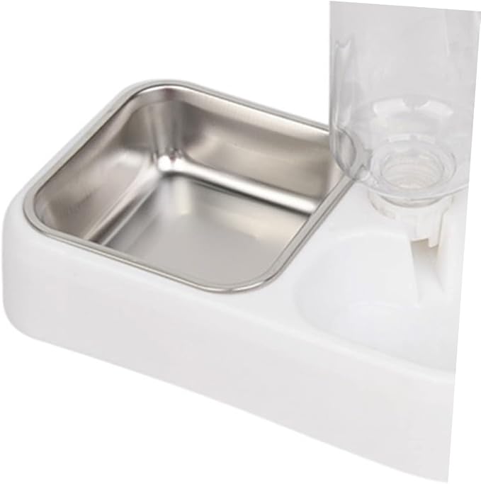 Kisangel Unique Pet Water Feeding Bowl Insulated Double Dog Cat Bowls Automatic Water Dispenser Safe and Sturdy for Pet Shop and Home