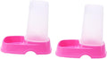 Yardwe 2pcs Automatic Pet Feeder for Dog Cat Capacity Easy to Dispenser Removable Chassis Pet Supplies