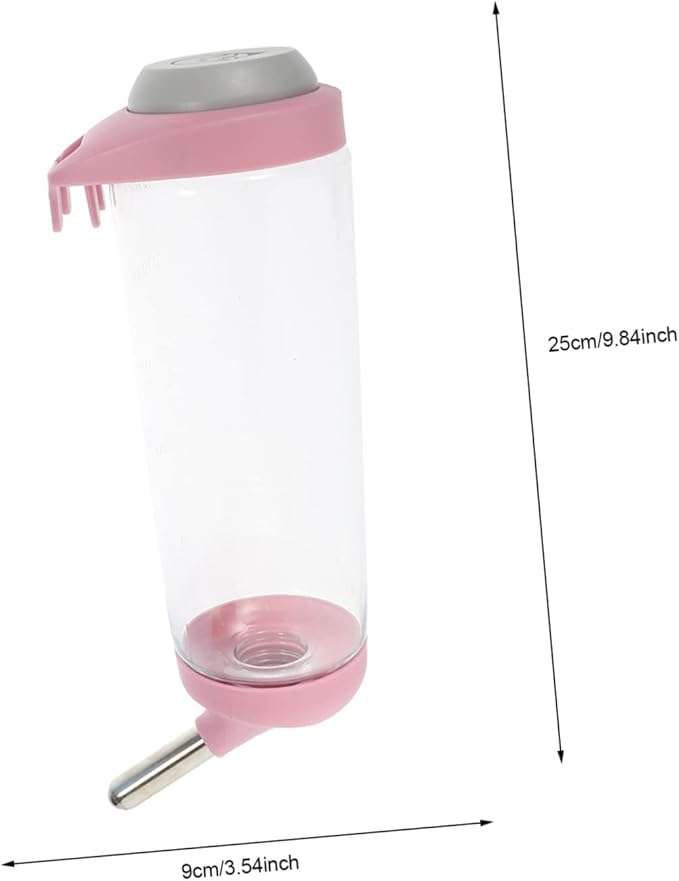 Toyvian 2PCS PET Automatic Water Dispenser for Dogs and Cats Leak-Proof PET Hanging Water Feeder Food-Grade Material for Indoor and Outdoor Use