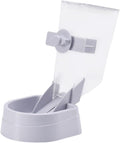 SUPVOX 1pc Hanging Pet Bowl Automatic Dog Cat Food Feeder Gray Removable Design Prevents Tipping for Crate Use Easy to Install Material for Pets
