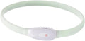 Toyvian USB Rechargeable Luminous Pet Collar with LED Light Modes and Comfortable Soft Material Cut to Fit Night Safety Collar for Dogs