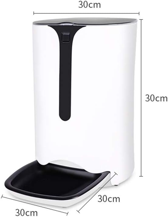 Dog and Cat Timed Quantitative Recording Call Function Automatic Feeding Washable and Device Removable Dual Power Escort Feeder 6L Large Capacity Smart Portable