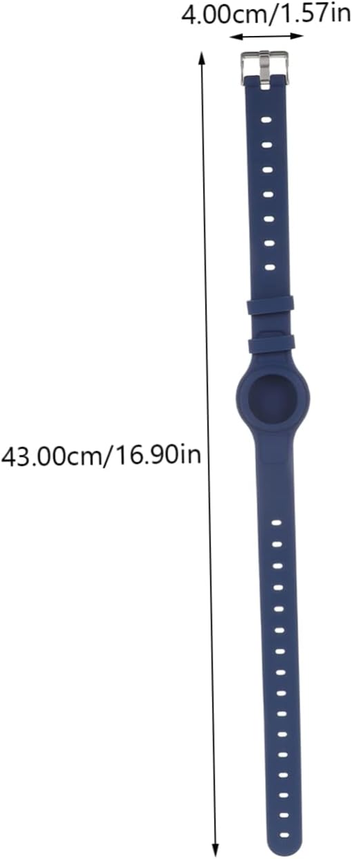HOMSFOU Dog Collar Tracer Protective Case Keychain Cover Pet Case Comfortable for Walking Running Silicone Material No Entanglement