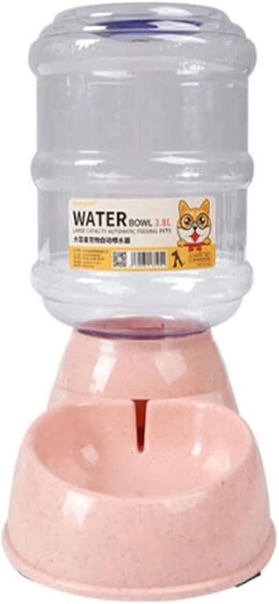 Dispenser Pet Drinker Waterer Dog Feeder Automatic Feeder EcoFriendly Adjustable Unplugged Detachable Drinking Dispenser Dog Automatic Drinkers cat Fountain (Size : Feeders) (Water dispensers)