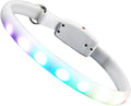LED USB Charging Pet Collar Waterproof Luminous Dog Collar Flashing Glow for Safe Outdoor and Evening Walks