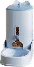 Automatic Pet Feeder for Cats & Small Dogs - 3.2L Programmable Pet Feeder with Stainless Steel Bowl, Suitable for Dry Food, Perfect Portion Control for Puppies & Kittens, Medium Dogs,Blue,Feede
