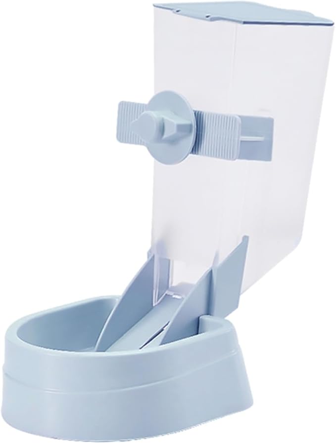 NUOBESTY Automatic Hanging Dog Feeder Pet Bowl with Detachable Design for Easy Cleaning Spacious Food Dispenser Suitable for Puppies and Dogs Space-Saving Pet Feeding Station for Cages