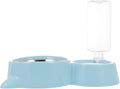 1pc Pet Drinking Bowl Automatic Feeder for Dogs Cats Dual-use Design Easy to Non-Tipping Compact for Water Food