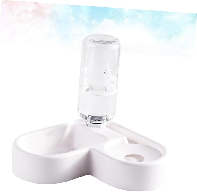 Kisangel Automatic Water Feeding Bowl for Dogs and Cats Pet Drinking Tool Unique Design Easy to Non-tip Smooth for Home Decor