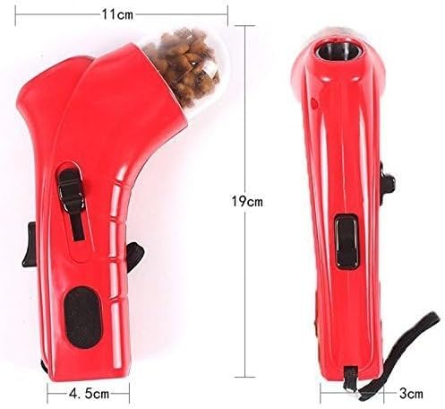 Coolrunner Pet Treat Launcher Training Dog Food Catapult auto Pets Food Thrower Puppy Snacks Feeder(Dog Food Catapult)