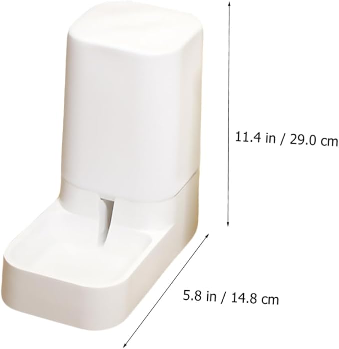Toyvian 1pc Automatic Pet Feeder for Dogs and Cats Capacity Removable Parts Convenient Design for Easy Feeding for Pets