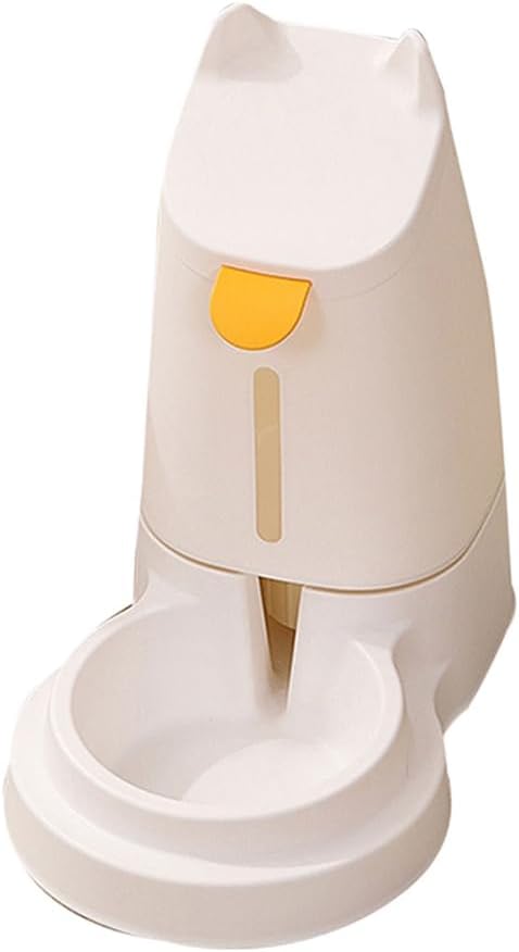 Water Dispenser Automatic Feeder and Water Feeding Watering Pet Feeder Feeder Water Feeder (Cloud White)