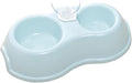 Automatic Pet Feeder & Water Dispenser, Cat Food & Dog Bowl Set, Non-Slip (Blue)