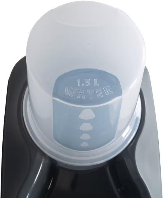 Fonteme|Pounce + Fetch Cat & Dog Automatic Feeder & Water Dispenser, White, 1.5-liters