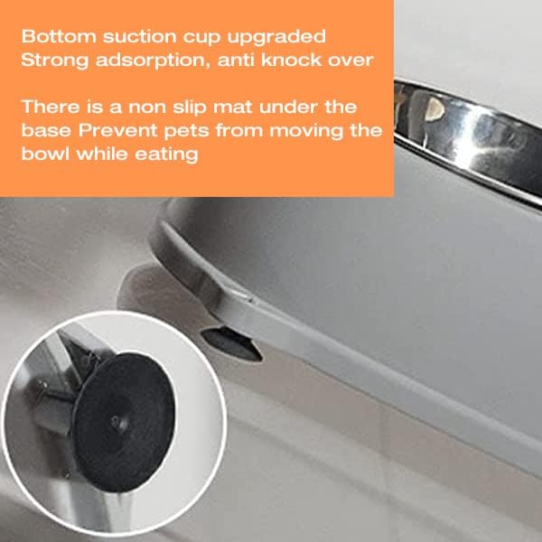 Pet Standing Water Dispenser Bowl, Pet Feeding Bowl, Cat Dog Standing Bowl 500ml Water Dispenser, Pet Automatic Standing Water Feeder Detachable Height, Pet Supplies