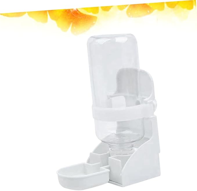 Happyyami Innovative Pet Feeder Water Supply Dog Cat Pigeon Feeder Tip Design Safe Material White Home Shop