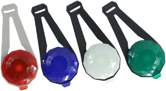 LED Collar Charm Light,Dog Collar Lights for Night Walking,Dog Night Light, Pet Safety Light for Outdoor, 3 Light Modes, 5KM Visibility,USB Rechargable (2 Count, Red)