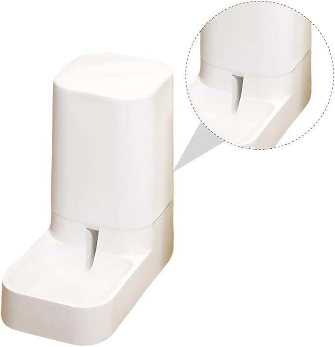 Milisten 1pc Automatic Pet Feeder for Dogs and Cats Plastic Pet Food Dispenser Convenient Dry Food Feeder Non- Bottom Design