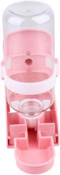 BESPORTBLE Leakproof Automatic Pet Water Dispenser Practical Drinking Feeder for Dogs Cats and Animals Cage Mounted Water Container Pink