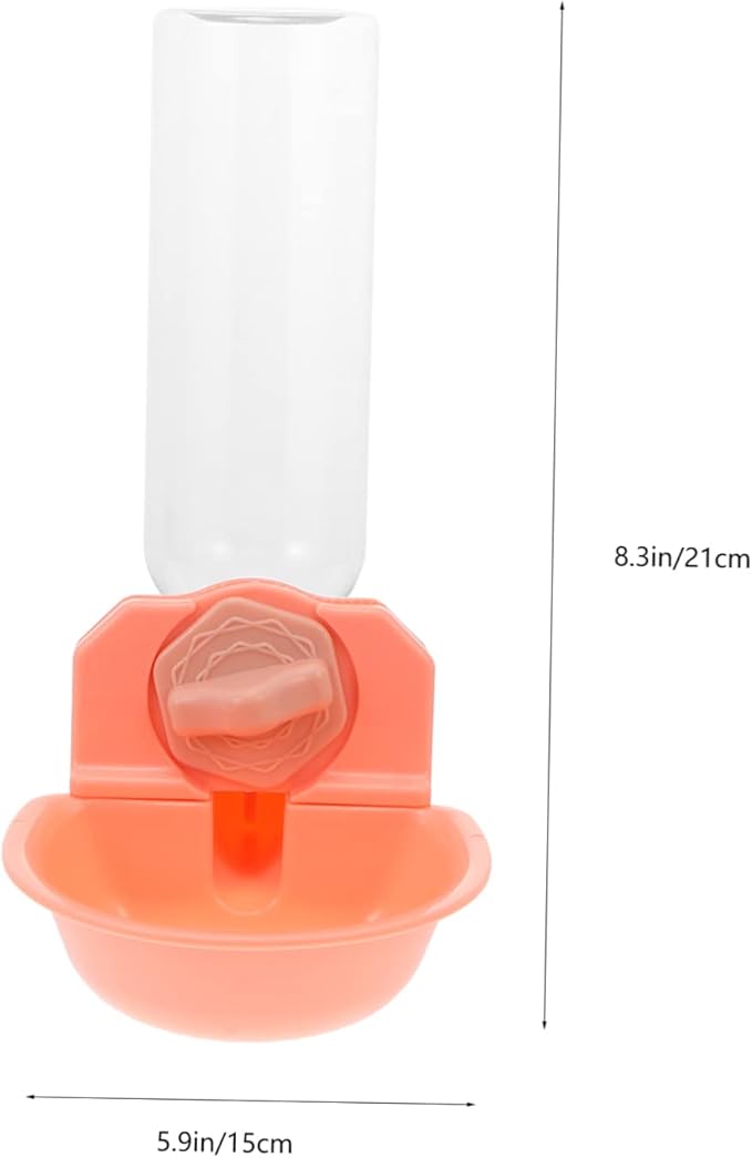 POPETPOP Pet Water Dispenser Bowl Automatic Feeder for Cats and Dogs Easy to Clean