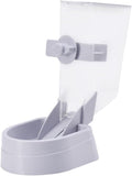 1pc Hanging Pet Bowl Automatic Cat Feeder Dog Food Container Gray -tip Design for Smooth Dispensing for Crates and Cages for Pets