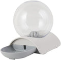 Pet Automatic Water Dispenser Grey Drinking Bowl for Cats Dogs Water Feeder Unique Design Spill-Resistant Engineering for Home Decor