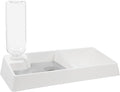 Cat and Dog Bowl Automatic Water Feeder No-Spill Design Dual Pet Feeding and Drinking Dispenser